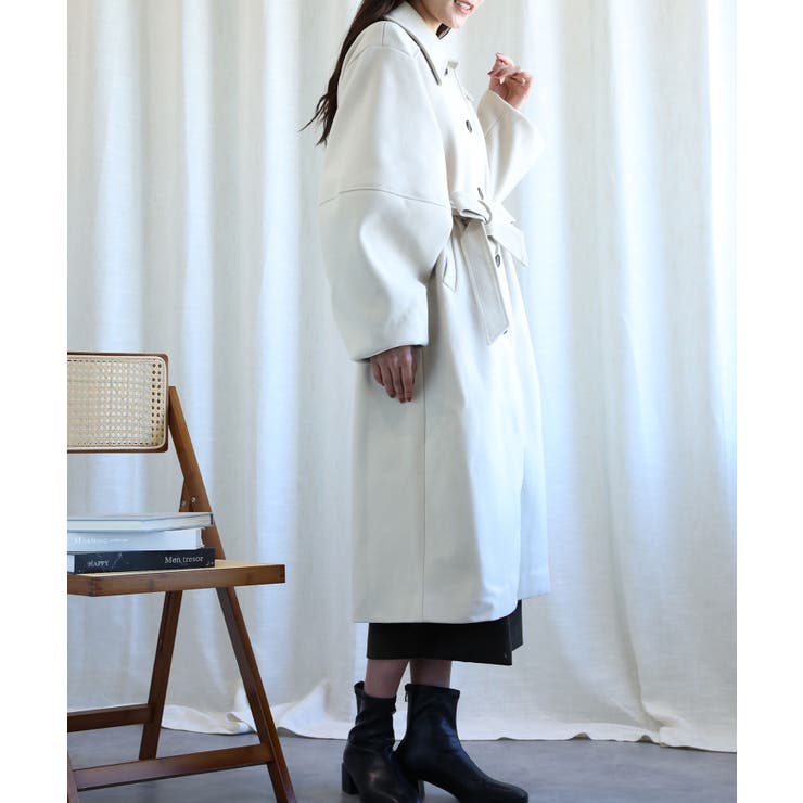 ボリューム袖ロングコート【AW】 | aimoha  | 詳細画像16 