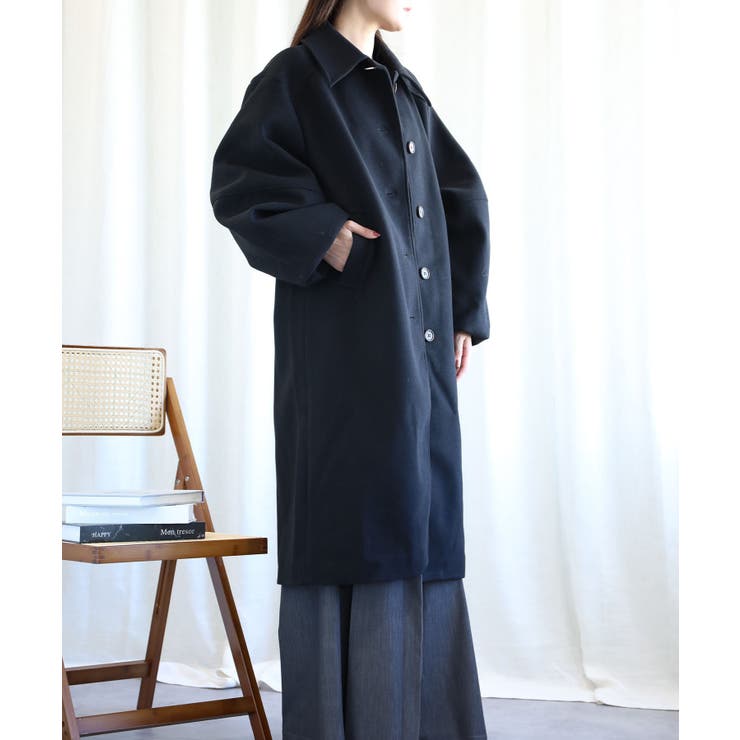 即日発送【アクレント】ACLENT アイレットボリュームヨークコート