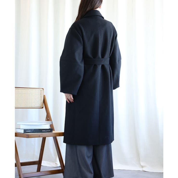 ボリューム袖ロングコート【AW】 | aimoha  | 詳細画像30 