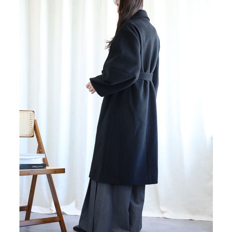 ボリューム袖ロングコート【AW】 | aimoha  | 詳細画像31 