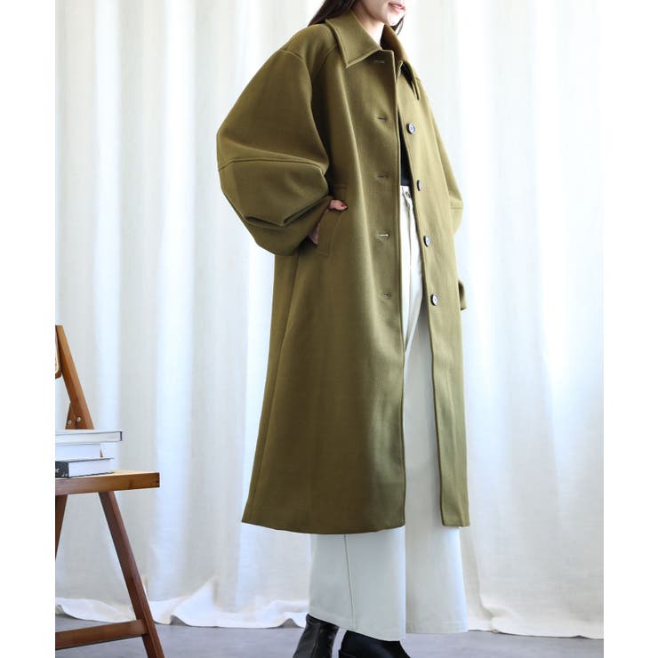 ボリューム袖ロングコート【AW】 | aimoha  | 詳細画像35 