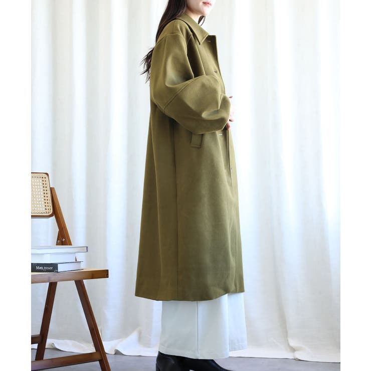 ボリューム袖ロングコート【AW】 | aimoha  | 詳細画像36 