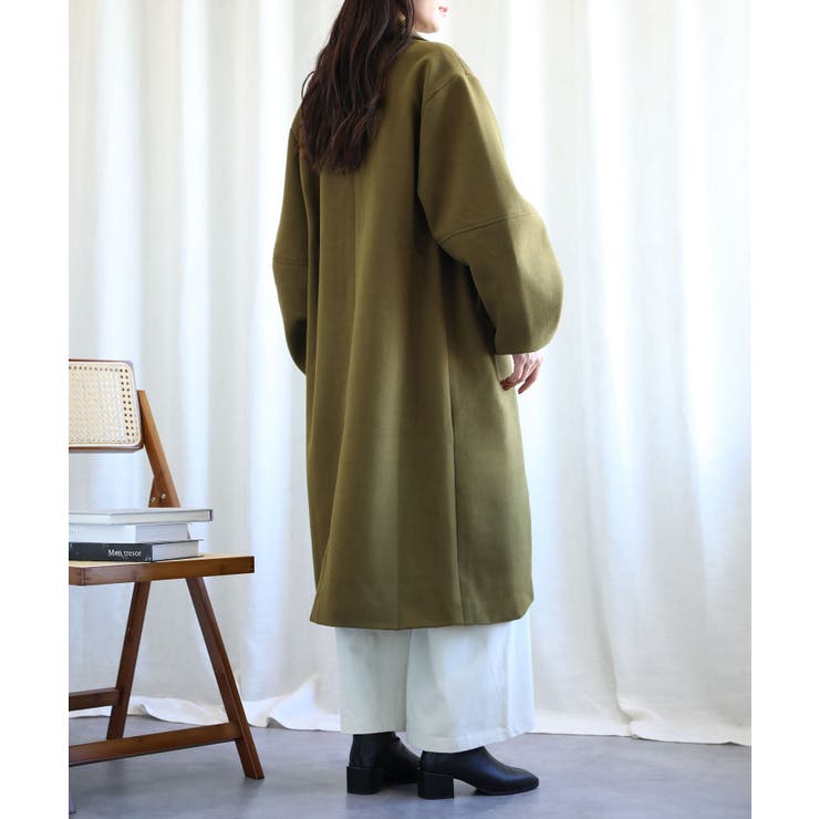 ボリューム袖ロングコート【AW】 | aimoha  | 詳細画像38 