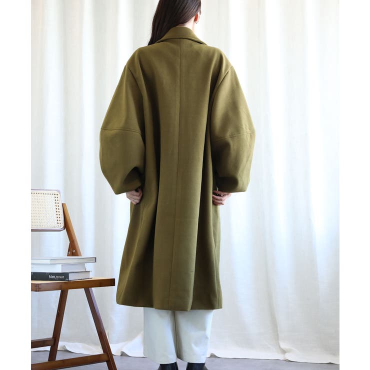 ボリューム袖ロングコート【AW】 | aimoha  | 詳細画像39 