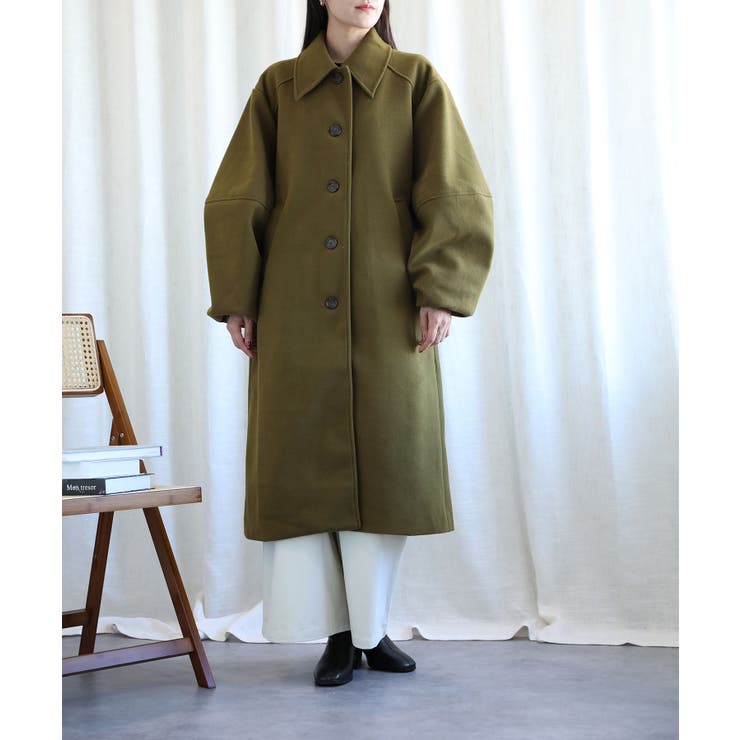 ボリューム袖ロングコート【AW】 | aimoha  | 詳細画像42 