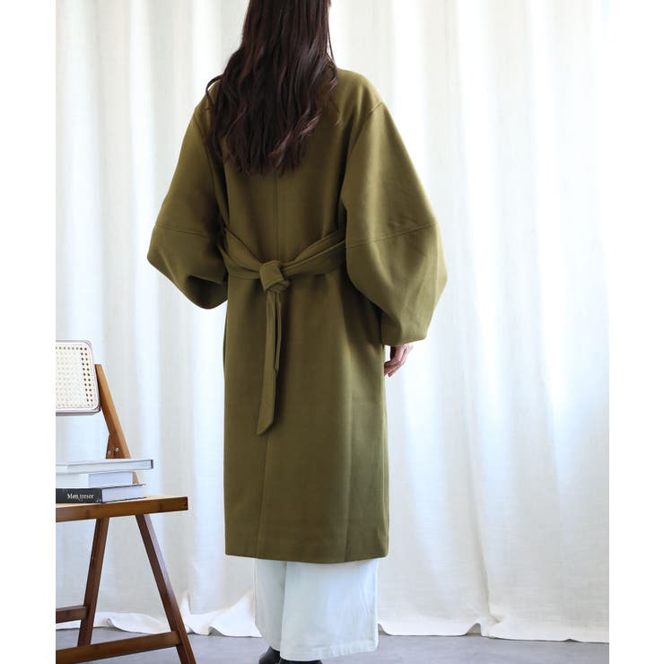 ボリューム袖ロングコート【AW】 | aimoha  | 詳細画像45 