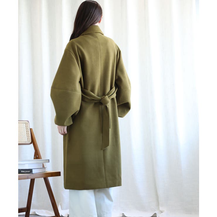 ボリューム袖ロングコート【AW】 | aimoha  | 詳細画像46 