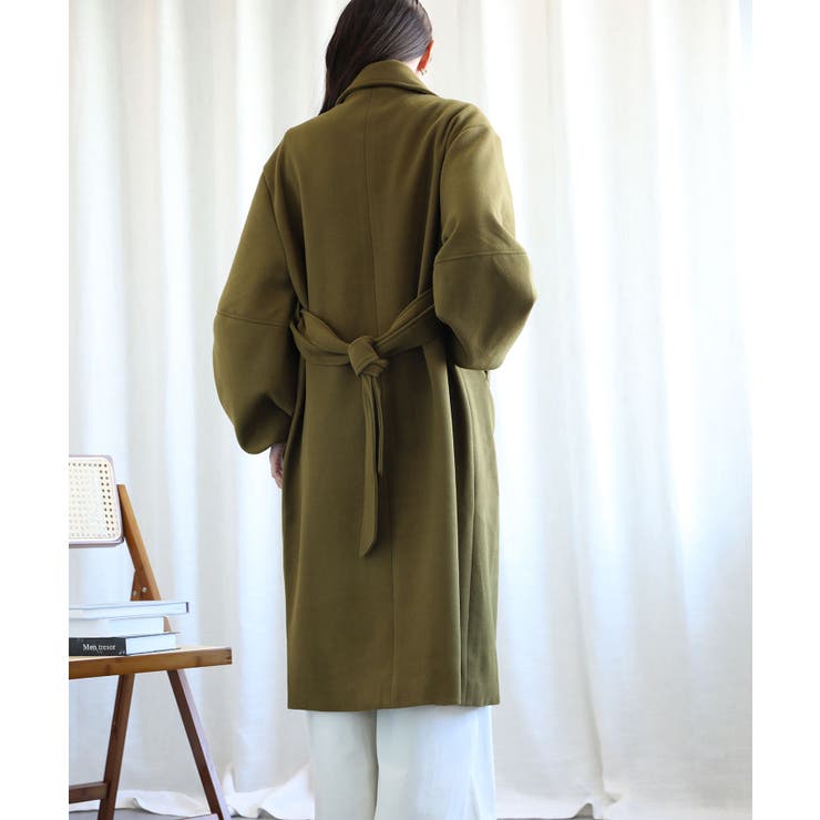 ボリューム袖ロングコート【AW】 | aimoha  | 詳細画像47 