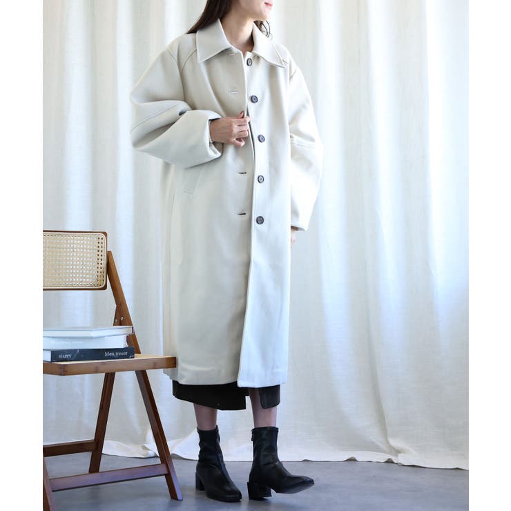 ボリューム袖ロングコート【AW】 | aimoha  | 詳細画像5 