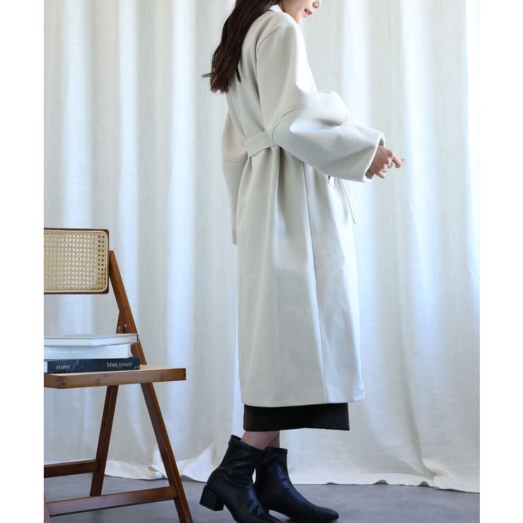 ボリューム袖ロングコート【AW】 | aimoha  | 詳細画像6 