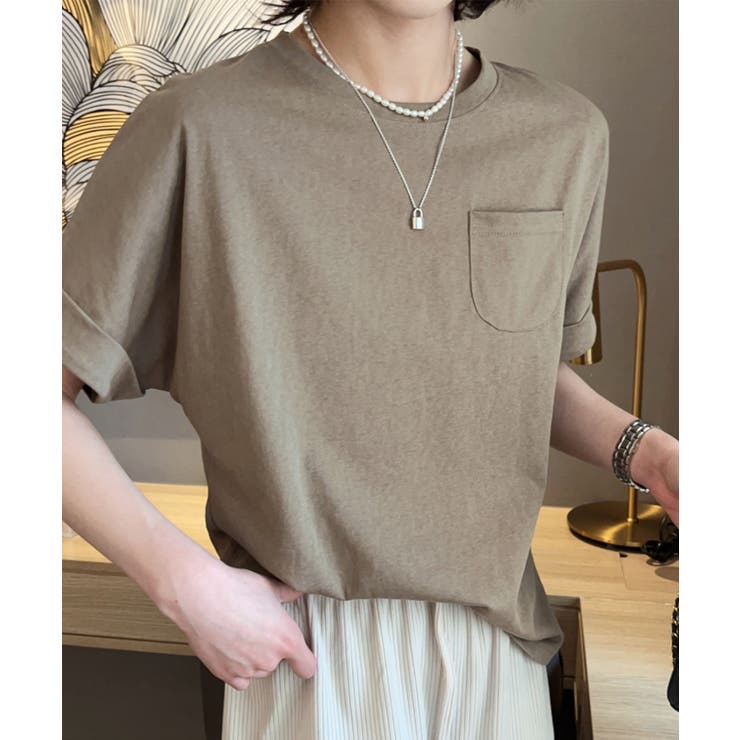 【Banico】シンプルポケット付きTシャツ | aimoha  | 詳細画像10 