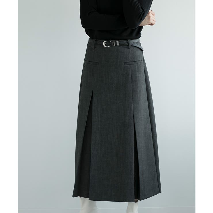 【DECADECLASSIC】ベルト付きプリーツスカート | DECADECLASSIC | 詳細画像2 