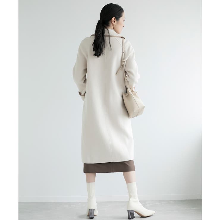 【DECADE CLASSIC】ステンカラーフレアオーバーコート | DECADECLASSIC | 詳細画像6 