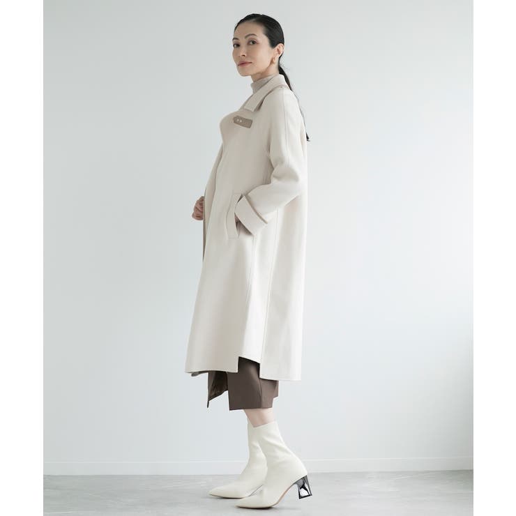 【DECADE CLASSIC】ステンカラーフレアオーバーコート | DECADECLASSIC | 詳細画像7 