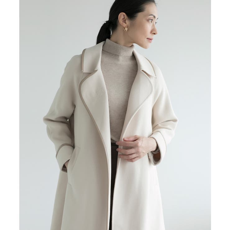 【DECADE CLASSIC】ステンカラーフレアオーバーコート | DECADECLASSIC | 詳細画像9 