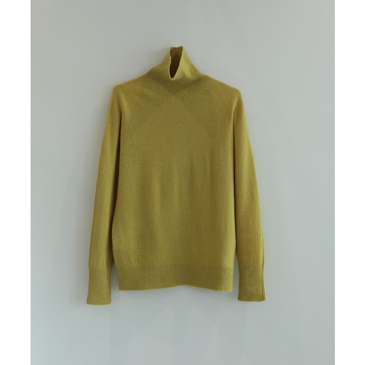 イエロー | 【DECADECLASSIC】ウール100％ハイネックプルオーバー | DECADECLASSIC