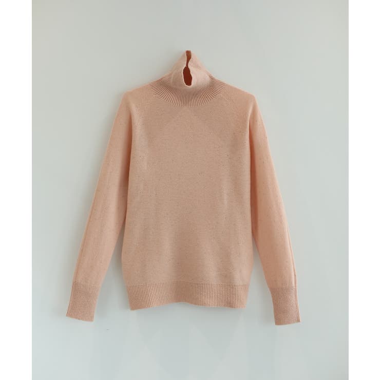 ピンク | 【DECADECLASSIC】ウール100％ハイネックプルオーバー | DECADECLASSIC