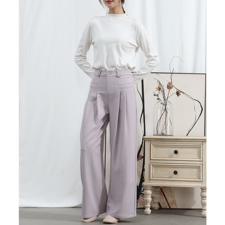 aimoha/ストレートレッグワイドレッグパンツ | aimoha  | 詳細画像23 