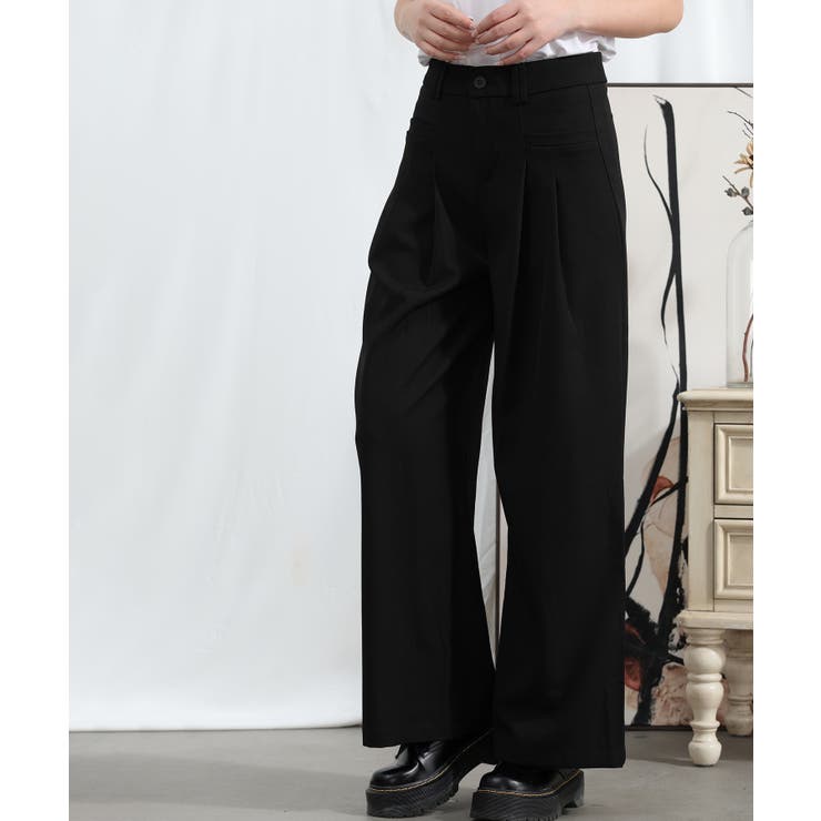 aimoha/ストレートレッグワイドレッグパンツ | aimoha  | 詳細画像6 