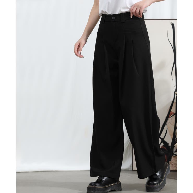 aimoha/ストレートレッグワイドレッグパンツ | aimoha  | 詳細画像7 