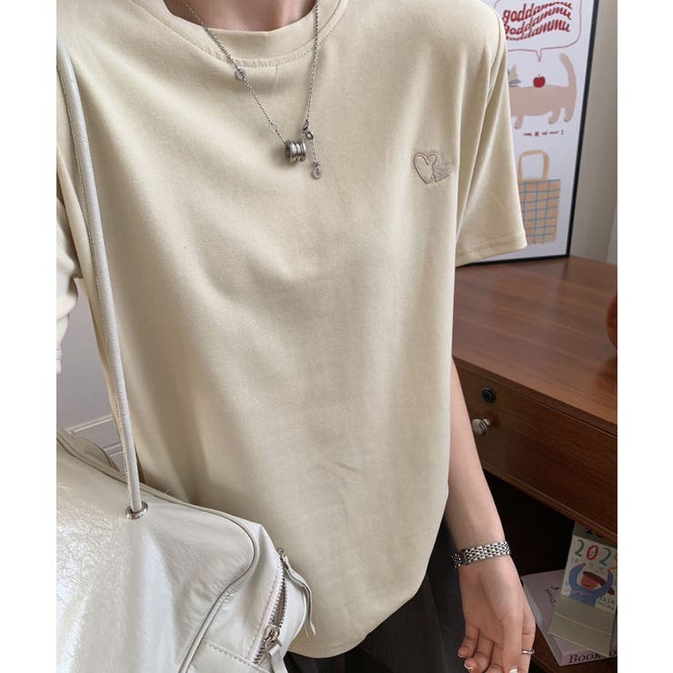 ハートポイントロゴTシャツ | aimoha  | 詳細画像11 