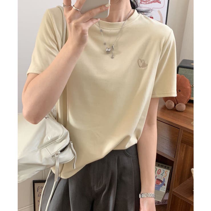 ハートポイントロゴTシャツ | aimoha  | 詳細画像13 