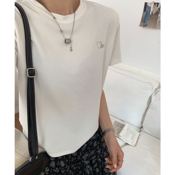 ハートポイントロゴTシャツ | aimoha  | 詳細画像14 
