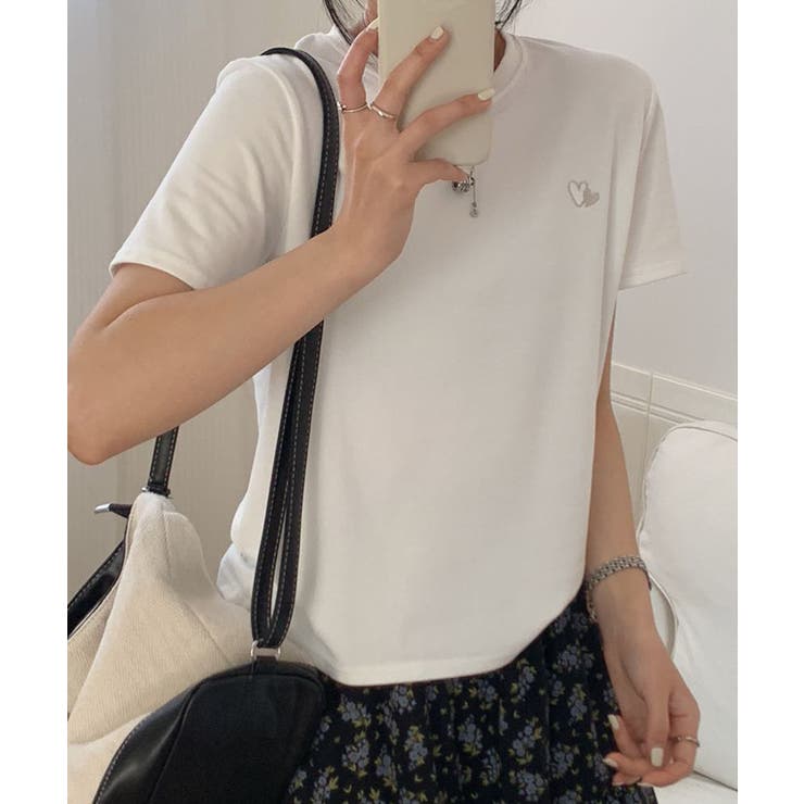 ハートポイントロゴTシャツ | aimoha  | 詳細画像15 