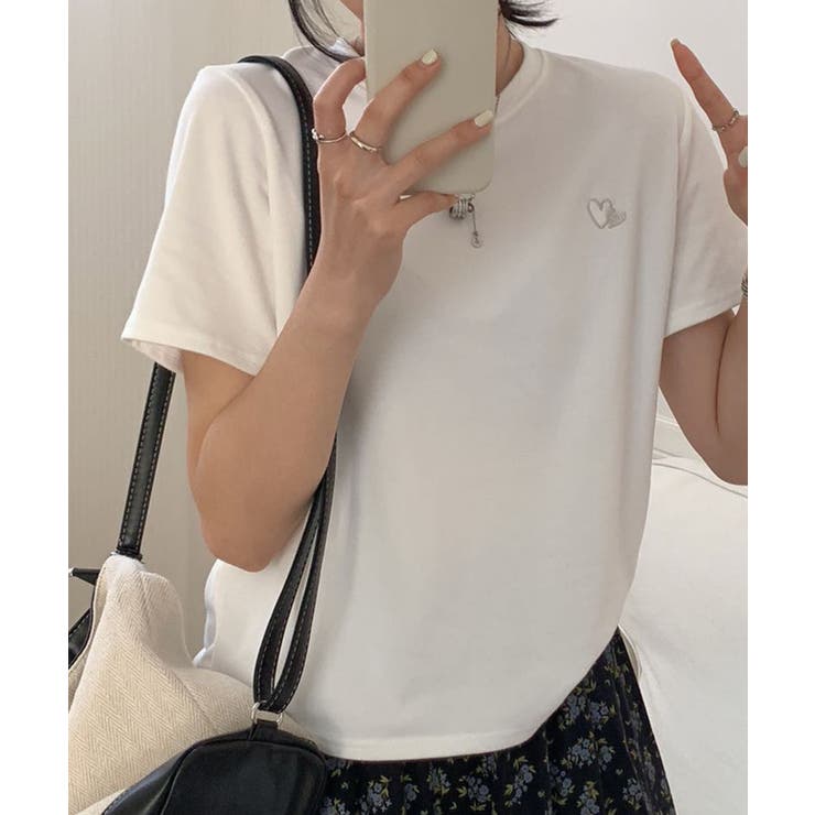 ハートポイントロゴTシャツ | aimoha  | 詳細画像16 