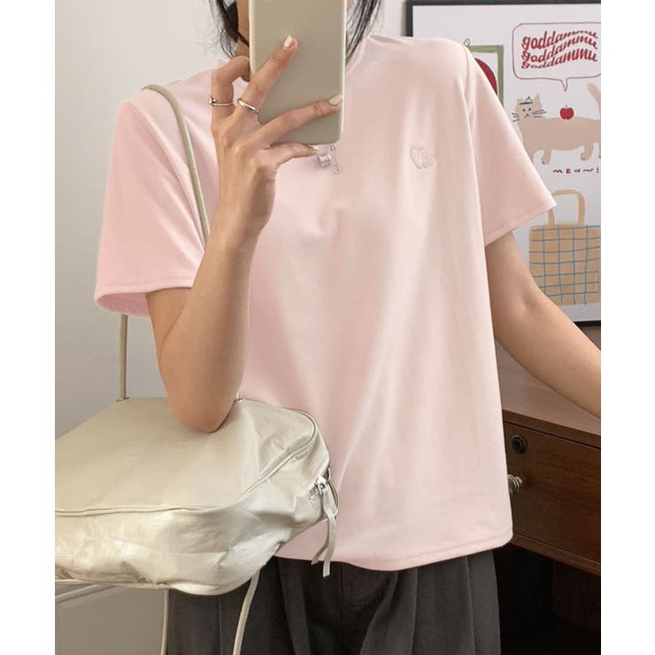 ハートポイントロゴTシャツ | aimoha  | 詳細画像25 