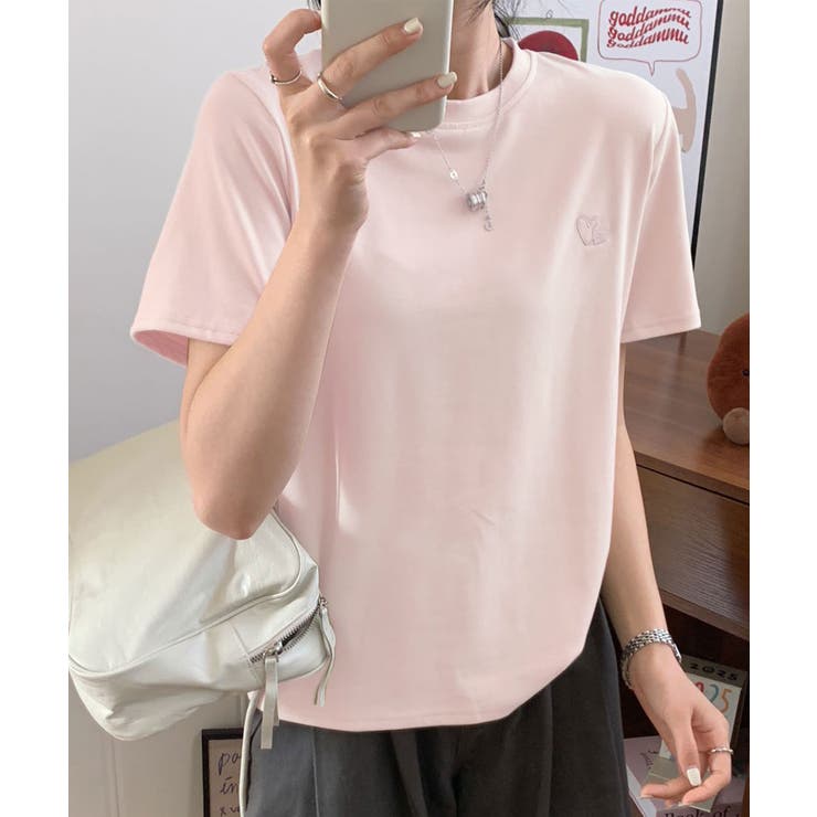 ハートポイントロゴTシャツ | aimoha  | 詳細画像3 