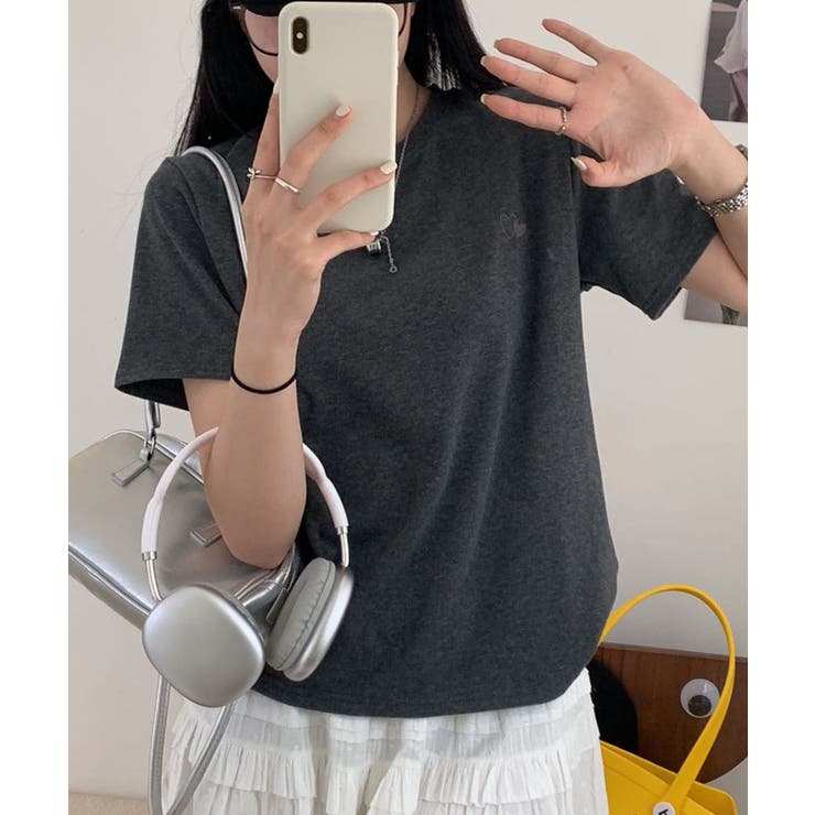 ハートポイントロゴTシャツ | aimoha  | 詳細画像6 