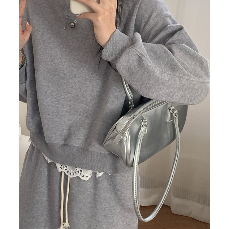 レースデザインセットアップ スウェット＋ロングスカート | aimoha  | 詳細画像22 