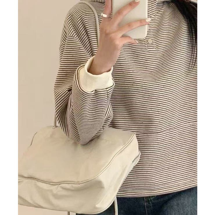 チェックデザインボタンフーディ | aimoha  | 詳細画像9 