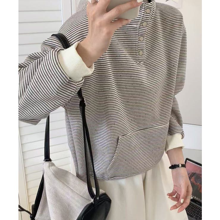 グリーン | チェックデザインボタンフーディ | aimoha 