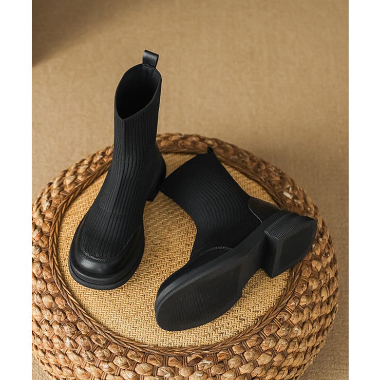 【shoes365】リブニットブーツ【AW】 | aimoha  | 詳細画像15 