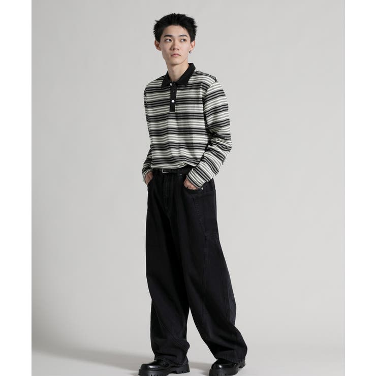 Retro Stripe Long | aimoha men | 詳細画像9 