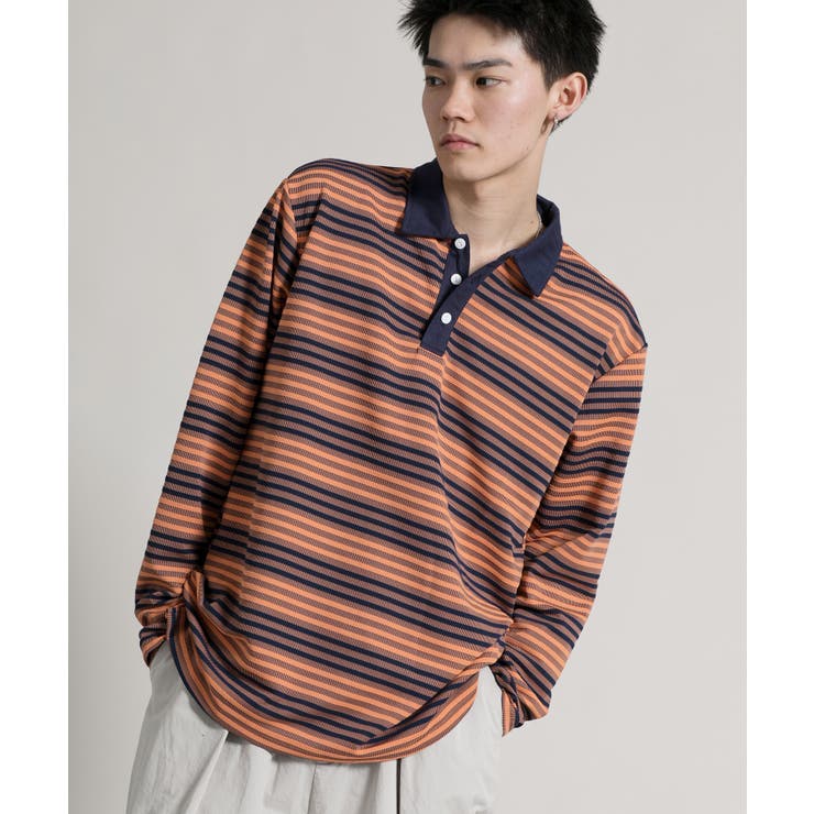 Retro Stripe Long | aimoha men | 詳細画像1 