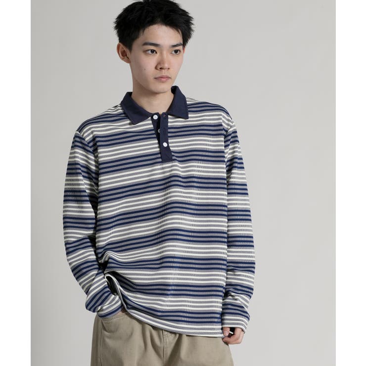 Retro Stripe Long[品番：XT000011128]｜aimoha men（アイモハ