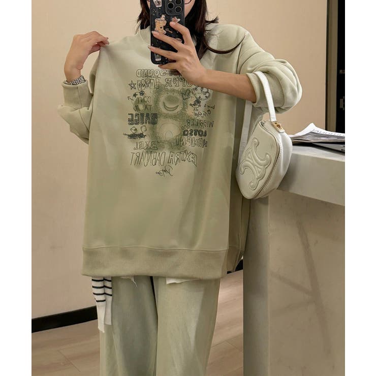 ヴィンテージ風スウェット【AW】 | aimoha  | 詳細画像3 