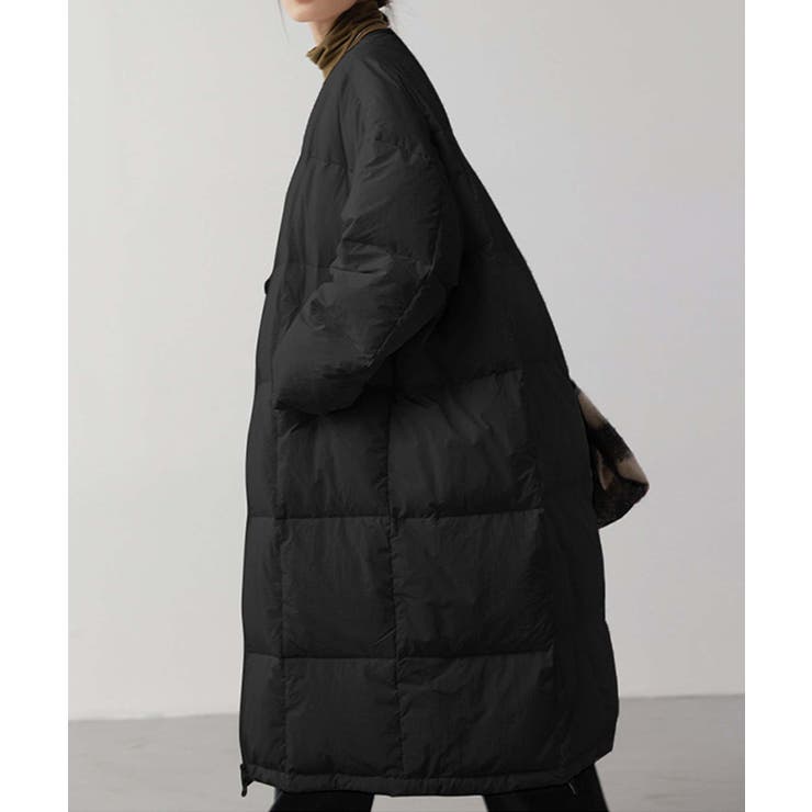 【Banico】ネックウォーマー付きロングダウンジャケット | aimoha  | 詳細画像8 