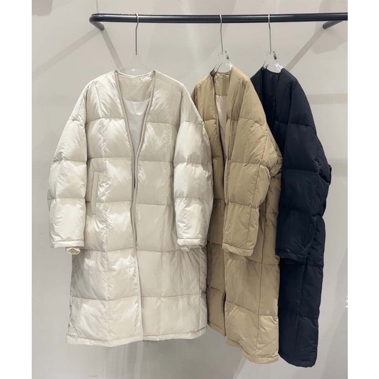 【Banico】ネックウォーマー付きロングダウンジャケット | aimoha  | 詳細画像12 