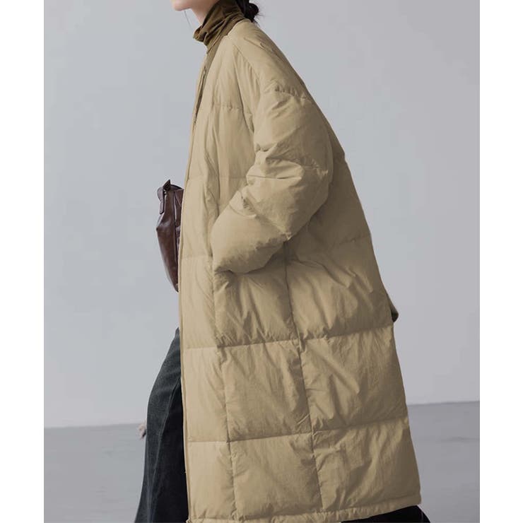 【Banico】ネックウォーマー付きロングダウンジャケット | aimoha  | 詳細画像5 