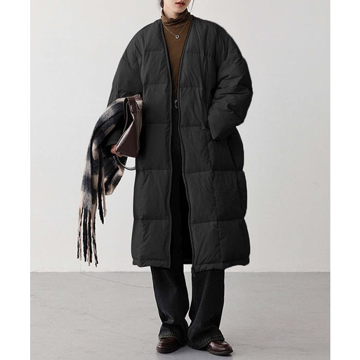 【Banico】ネックウォーマー付きロングダウンジャケット | aimoha  | 詳細画像6 