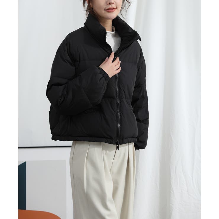 【Aimoha】 スタンドネックダウンジャケット【AW】[品番：XT000011177]｜aimoha  （アイモハ）のレディースファッション通販｜SHOPLIST（ショップリスト）