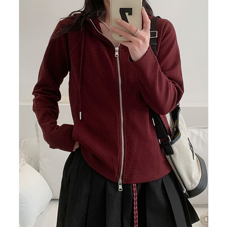 フード付きジップアップパーカー | aimoha  | 詳細画像17 