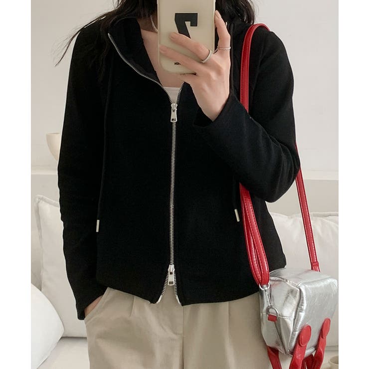 フード付きジップアップパーカー | aimoha  | 詳細画像19 