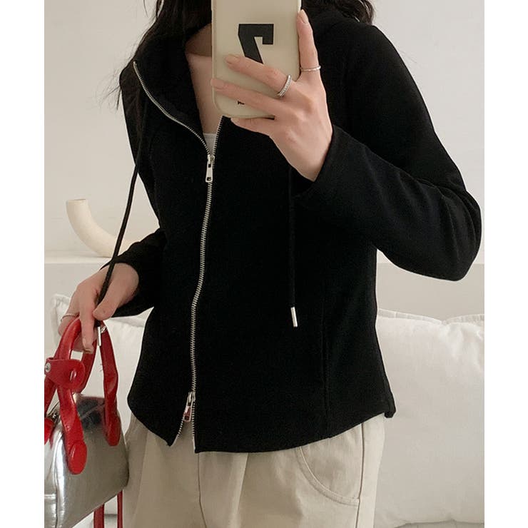 フード付きジップアップパーカー | aimoha  | 詳細画像21 