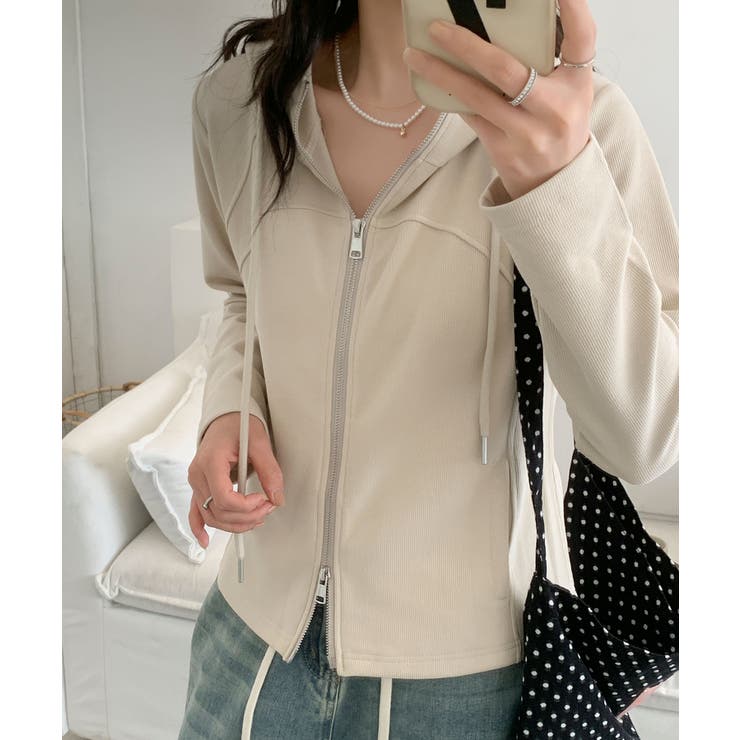 フード付きジップアップパーカー | aimoha  | 詳細画像28 