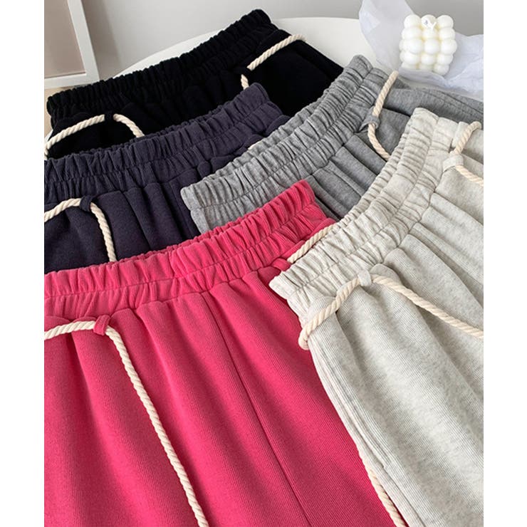 スウェットワイドパンツ ロング丈 春夏秋冬 | aimoha  | 詳細画像9 